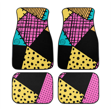 Halloween Xmas Patchwork Car Floor Mats