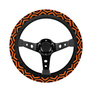 Overlook Hotel Carpet Car Steering Wheel Covers