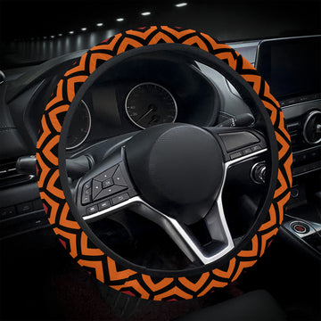 Overlook Hotel Carpet Car Steering Wheel Covers