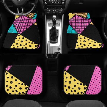 Halloween Xmas Patchwork Car Floor Mats